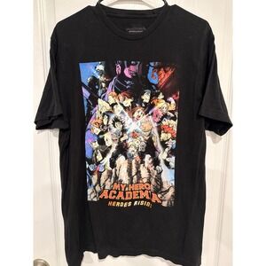 My Hero Academia Heroes Rising Graphic T Shirt Anime Manga Funimation Men L